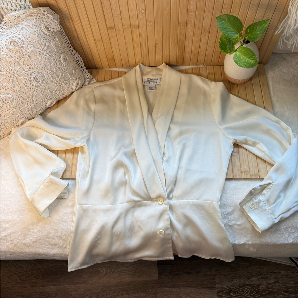 Talbots Cream Jacket